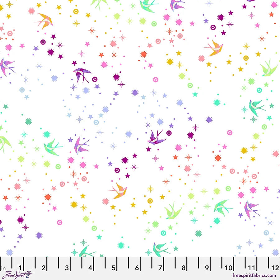 Fairy Dust White PWTP133.WHITE fabric